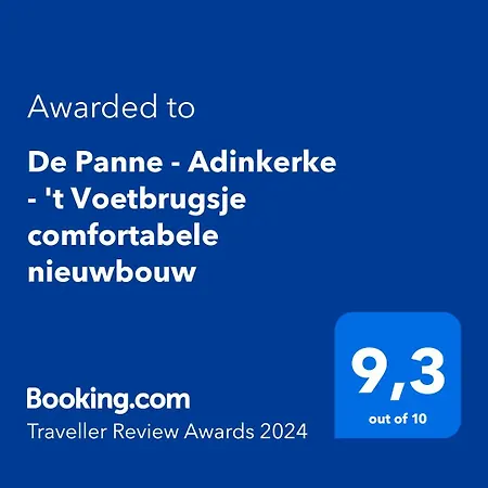 - Adinkerke - 't Voetbrugsje Comfortabele Nieuwbouw Holiday home *